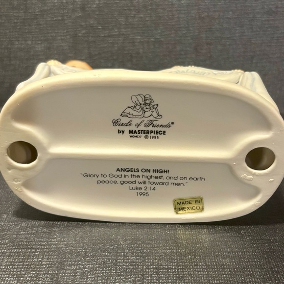 VTG Homco Circle of Friends Figurine “Angels on High” NIB - Picture 3 of 7